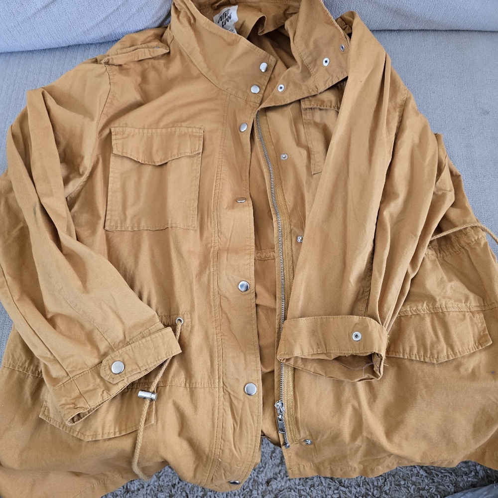 Outer Edge Mustard Utility Jacket - Picture 2 of 4